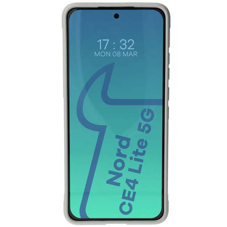 Pancerne etui Bizon Case Tur do OnePlus Nord CE4 Lite 5G, jasnoszare