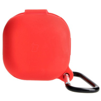 Etui Bizon Case Headphone Silicone do Galaxy Buds Live / Pro / Buds2 / Buds2 Pro / Buds FE, czerwone