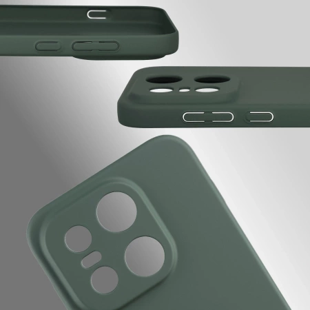 Etui Bizon Case Łupka do OnePlus 15, zielone