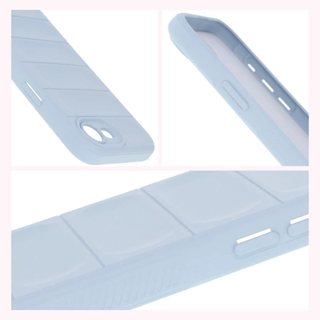 Pancerne etui Bizon Case Tur do iPhone 16e, jasnoniebieskie