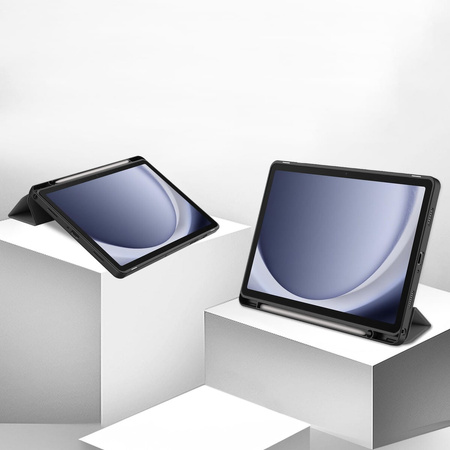 Etui Bizon Case Tab Lizard do Galaxy Tab A9 Plus, szare