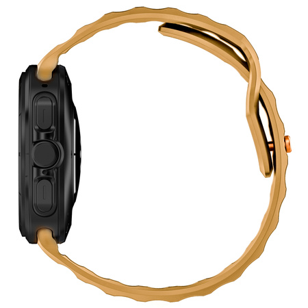 Silikonowy pasek Bizon Strap Watch Silicone do Galaxy Watch Ultra 47 mm, żółty