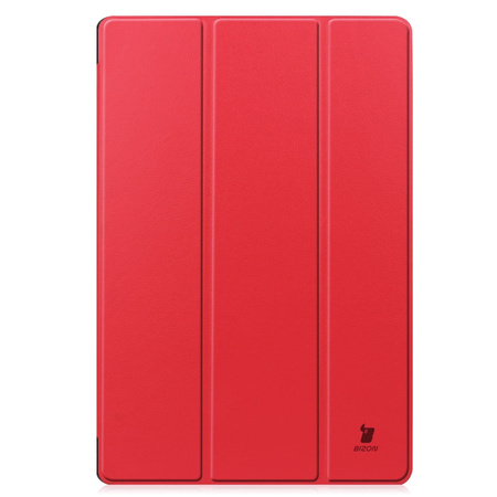Etui Bizon Case Tab Croc do Galaxy Tab S10 Plus / S9 Plus, czerwone