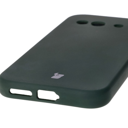 Silikonowe etui Bizon Soft Case do Google Pixel 9a, ciemnozielone