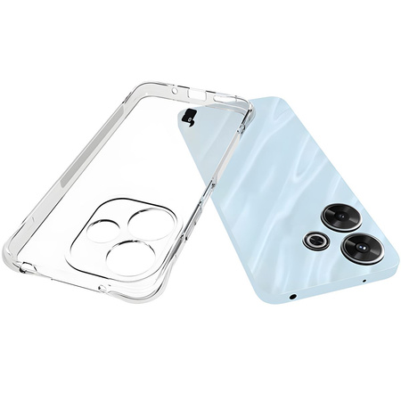 Elastyczne etui Bizon Case Salpa do Xiaomi Redmi 13 4G, przezroczyste