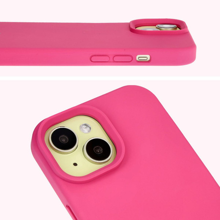 Etui silikonowe Bizon Soft Case do iPhone 15, fuksja