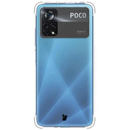 Etui + 2x szkło Bizon Case Clear Pack Xiaomi Poco X4 Pro 5G, przezroczyste