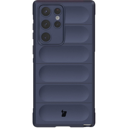 Pancerne etui Bizon Case Tur do Galaxy S22 Ultra, granatowe