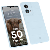 Pancerne etui Bizon Case Tur do Motorola Edge 50 Fusion, jasnoniebieskie