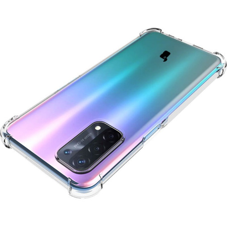 Etui + 2x szkło + obiektyw Bizon Case Clear Pack do Oppo A74 5G / A54 5G, przezroczyste