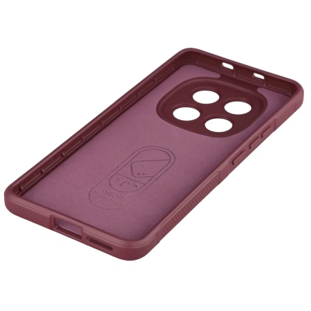 Pancerne etui Bizon Case Tur do Xiaomi Redmi Note 15 4G, burgundowe