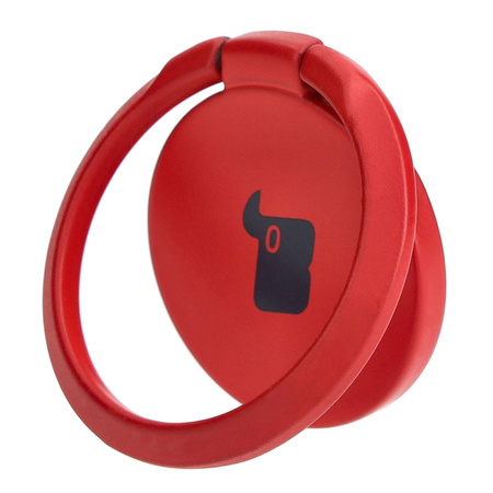 Uchwyt na palec Bizon Accessories Ring Turtle uniwersalny, czerwony