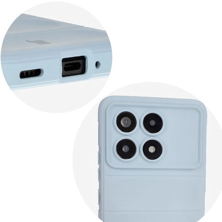 Pancerne etui Bizon Case Tur do Xiaomi Poco F6 Pro, jasnoniebieskie