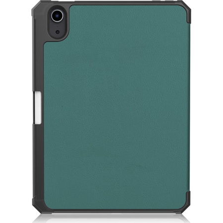 Etui Bizon Case Tab Lizard do Apple iPad Mini (A17 Pro) 2024 / iPad Mini 6 2021, ciemnozielone