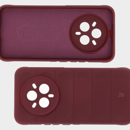 Pancerne etui Bizon Case Tur do Realme 14 Pro Plus 5G, burgundowe