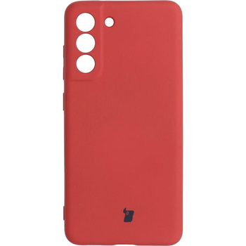 Etui Bizon Case Silicone do Galaxy S21 FE, ciemny róż