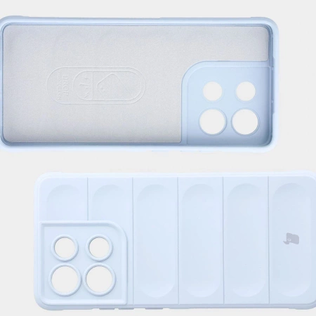 Pancerne etui Bizon Case Tur do Motorola Moto G86 5G / G86 Power 5G, jasnoniebieskie