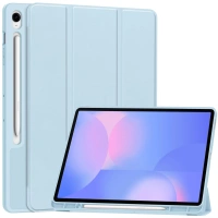 Etui z klapką Bizon Case Tab Lizard do Galaxy Tab S10 FE Plus, błękitne