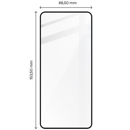 Szkło hartowane Bizon Glass Edge do Realme GT Master, czarne
