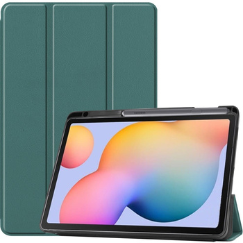 Etui Bizon Case Tab Lizard do Samsung Galaxy Tab S6 Lite 2024/2022/2020, ciemnozielone