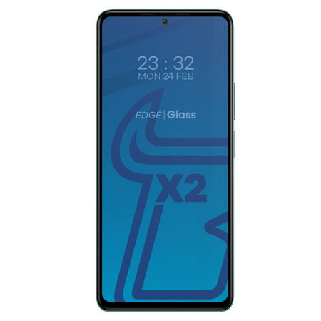 Szkło hartowane Bizon Glass Edge - 2 sztuki + ochrona na obiektyw, Xiaomi Poco F4