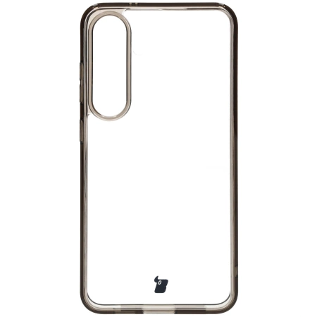 Etui Bizon Case Halo do Galaxy S25 Plus, przydymione-czarne