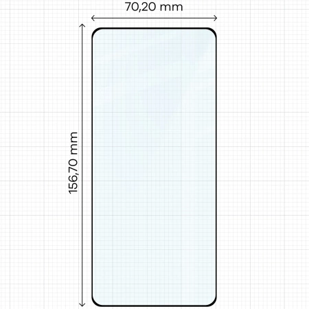 Szkło hartowane Bizon Glass Edge Duo do Xiaomi POCO X6 / M6 Pro 4G / Redmi Note 13 5G / 13 Pro 4G/5G, czarna ramka, 2 sztuki
