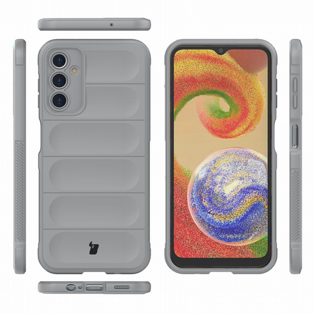 Pancerne etui Bizon Case Tur do Galaxy A14 4G / 5G, jasnoszare