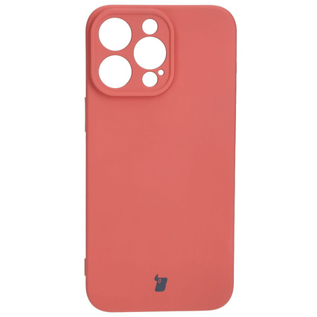 Etui Bizon Case Silicone do Apple iPhone 15 Pro Max, brudny róż
