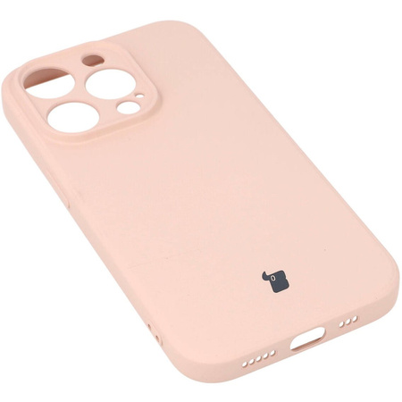 Etui Bizon Case Silicone do iPhone 14 Pro, jasnoróżowe