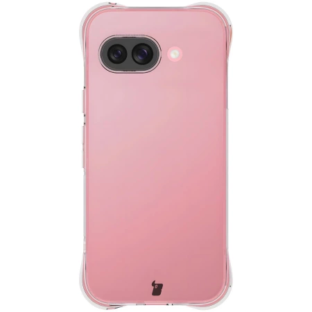 Elastyczne etui + 2x folia na ekran Bizon Case Clear Pack do Pixel 9a