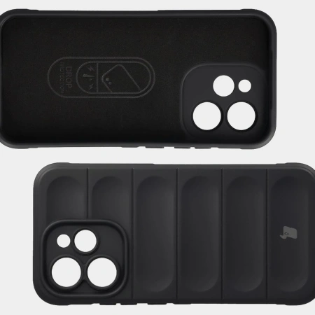 Pancerne etui Bizon Case Tur do Oppo Reno 15 Pro, czarne