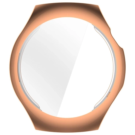 Etui z osłoną ekranu Bizon Case Watch Felipe do Huawei Watch 5 46mm, różowozłote