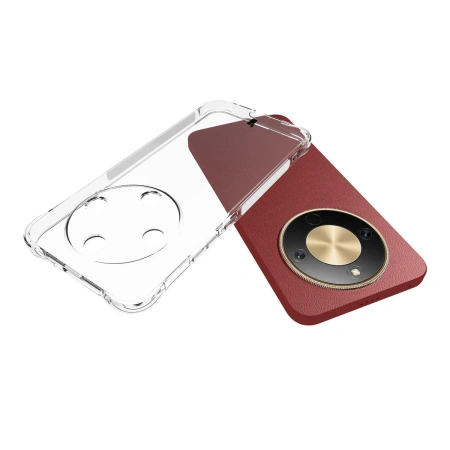 Elastyczne etui Bizon Case Salpa do Honor Magic8 Lite, przezroczyste