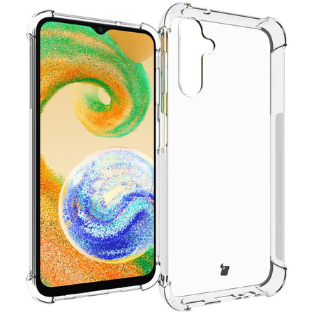 Etui + 2x szkło + obiektyw Bizon Case Clear Pack do Samsung Galaxy A14 4G/5G, przezroczyste