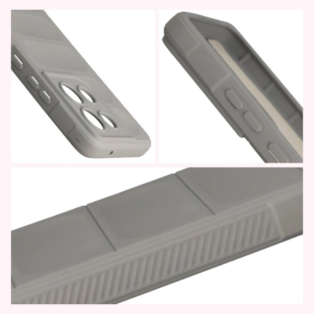 Pancerne etui Bizon Case Tur do Motorola Moto G86 5G, jasnoszare