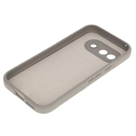 Pancerne etui Bizon Case Tur do Google Pixel 9a, jasnoszare