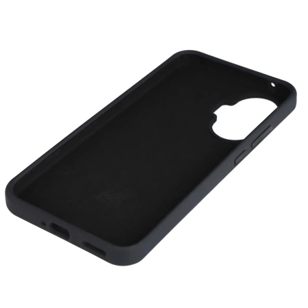 Silikonowe etui Bizon Soft Case do Xiaomi POCO F7, czarne