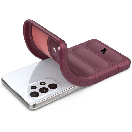 Pancerne etui Bizon Case Tur do Galaxy A53 5G, burgundowe