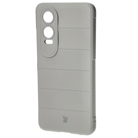Pancerne etui Bizon Case Tur do OnePlus Nord CE4 Lite 5G, jasnoszare