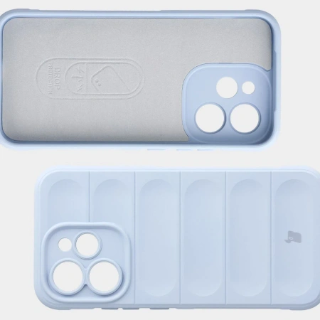 Pancerne etui Bizon Case Tur do Oppo Reno 15 Pro, jasnoniebieskie