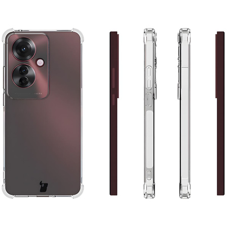 Etui Bizon Case Salpa do Oppo Reno11 F 5G, przezroczyste