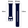 Pasek Bizon Strap Watch Silicone do Galaxy Fit 3, granatowy