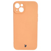 Etui Bizon Case Silicone do iPhone 15 Plus, pomarańczowe