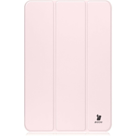 Etui Bizon Case Tab Clear Matt do Samsung Galaxy Tab S9 / S9 FE, jasnoróżowe