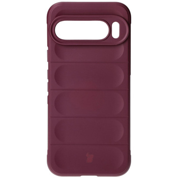 Pancerne etui Bizon Case Tur do Google Pixel 9 Pro XL, burgundowe