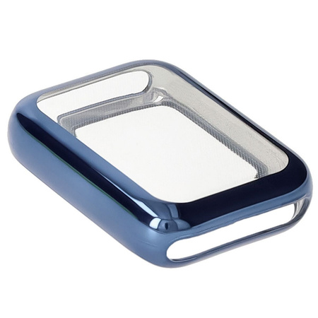 Etui z osłoną ekranu Bizon Case Watch Felipe do Xiaomi Mi Smart Band 9 Pro, niebieskie