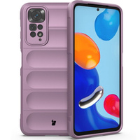 Pancerne etui Bizon Case Tur do Xiaomi Redmi Note 11 / 11S 4G, jasnofioletowe