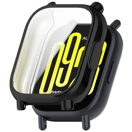 Etui z osłoną ekranu Bizon Case Watch Felipe do Xiaomi Redmi Watch 5 Active, czarne