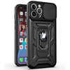 Etui Bizon Case CamShield Ring do iPhone 12 Pro Max, czarne